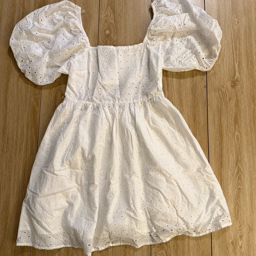 A New Day White Eyelet Dress